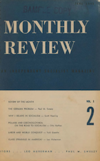 Monthly Review Vol. 01 (1949–1950), No. 02 (June 1949) Monthly Review Vol. 01 (1949–1950), No. 02 (June 1949)