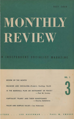 Monthly Review Vol. 01 (1949–1950), No. 03 (July-August 1949) Monthly Review Vol. 01 (1949–1950), No. 03 (July-August 1949)