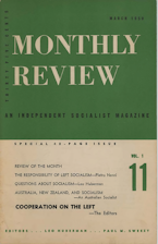 Monthly Review Vol. 01 (1949–1950), No. 11 (March 1950) Monthly Review Vol. 01 (1949–1950), No. 11 (March 1950)
