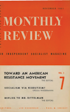 Monthly Review Vol. 03 (1951–1952), No. 07 (November 1951) Monthly Review Vol. 03 (1951–1952), No. 07 (November 1951)