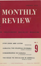 Monthly Review Vol. 03 (1951–1952), No. 09 (January 1952) Monthly Review Vol. 03 (1951–1952), No. 09 (January 1952)