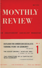 Monthly Review Vol. 04 (1952–1953), No. 01 (May 1952) Monthly Review Vol. 04 (1952–1953), No. 01 (May 1952)