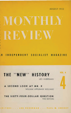 Monthly Review Vol. 04 (1952–1953), No. 04 (August 1952) Monthly Review Vol. 04 (1952–1953), No. 04 (August 1952)
