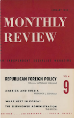 Monthly Review Vol. 04 (1952–1953), No. 09 (January 1953) Monthly Review Vol. 04 (1952–1953), No. 09 (January 1953)