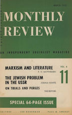 Monthly Review Vol. 04 (1952–1953), No. 11 (March 1953) Monthly Review Vol. 04 (1952–1953), No. 11 (March 1953)