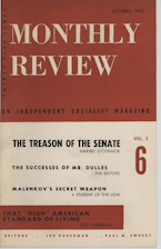 Monthly Review Vol. 05 (1953–1954), No. 06 (October 1953) Monthly Review Vol. 05 (1953–1954), No. 06 (October 1953)
