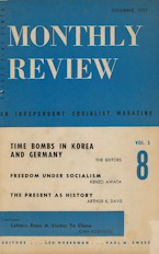 Monthly Review Vol. 05 (1953–1954), No. 08 (December 1953) Monthly Review Vol. 05 (1953–1954), No. 08 (December 1953)