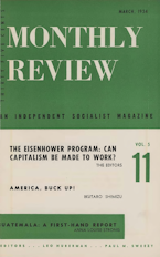 Monthly Review Vol. 05 (1953–1954), No. 11 (March 1954) Monthly Review Vol. 05 (1953–1954), No. 11 (March 1954)