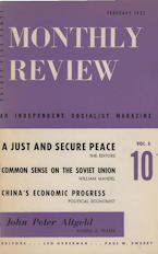 Monthly Review Vol. 06 (1954–1955), No. 10 (February 1955)