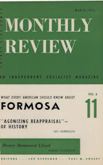 Monthly Review Vol. 06 (1954–1955), No. 11 (March 1955)