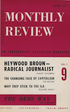 Monthly Review Vol. 07 (1955–1956), No. 09 (January 1956) Monthly Review Vol. 07 (1955–1956), No. 09 (January 1956)