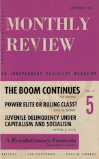 Monthly Review Vol. 08 (1956–1957), No. 05 (September 1956)