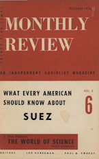 Monthly Review Vol. 08 (1956–1957), No. 06 (October 1956)