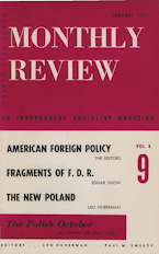 Monthly Review Vol. 08 (1956–1957), No. 09 (January 1957)