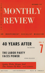 Monthly Review Vol. 09 (1957–1958), No. 07 (November 1957)