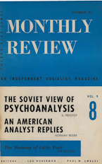 Monthly Review Vol. 09 (1957–1958), No. 08 (December 1957)