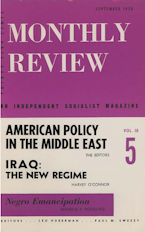 Monthly Review Vol. 10 (1958–1959), No. 05 (September 1958)