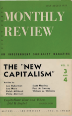 Monthly Review Vol. 11 (1959–1960), No. 03-04 (July-August 1959) Monthly Review Vol. 11 (1959–1960), No. 03-04 (July-August 1959)