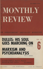 Monthly Review Vol. 11 (1959–1960), No. 06 (October 1959) Monthly Review Vol. 11 (1959–1960), No. 06 (October 1959)