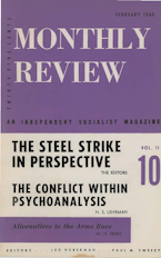 Monthly Review Vol. 11 (1959–1960), No. 10 (February 1960) Monthly Review Vol. 11 (1959–1960), No. 10 (February 1960)