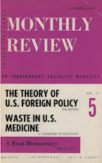 Monthly Review Vol. 12 (1960–1961), No. 05 (September 1960)