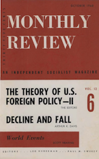 Monthly Review Vol. 12 (1960–1961), No. 06 (October 1960)
