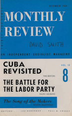 Monthly Review Vol. 12 (1960–1961), No. 08 (December 1960)