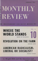 Monthly Review Vol. 14 (1962–1963), No. 10 (February 1963)
