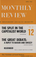 Monthly Review Vol. 14 (1962–1963), No. 12 (April 1963)