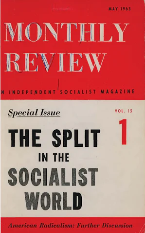 Monthly Review Vol. 15 (1963–1964), No. 01 (May 1963) - Monthly Review ...