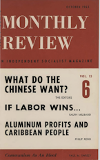 Monthly Review Vol. 15 (1963–1964), No. 06 (October 1963) Monthly Review Vol. 15 (1963–1964), No. 06 (October 1963)