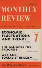 Monthly Review Vol. 15 (1963–1964), No. 07 (November 1963) Monthly Review Vol. 15 (1963–1964), No. 07 (November 1963)