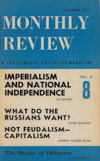 Monthly Review Vol. 15 (1963–1964), No. 08 (December 1963) Monthly Review Vol. 15 (1963–1964), No. 08 (December 1963)