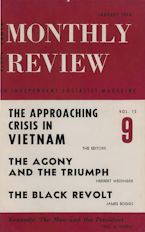 Monthly Review Vol. 15 (1963–1964), No. 09 (January 1964) Monthly Review Vol. 15 (1963–1964), No. 09 (January 1964)