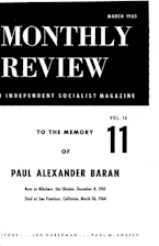 Monthly Review Vol. 16 (1964–1965), No. 11 (March 1965)