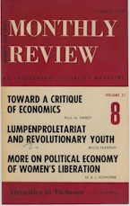 Monthly Review Vol. 21 (1969–1970), No. 08 (January 1970)