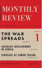 Monthly Review Vol. 22 (1970–1971), No. 01 (May 1970)