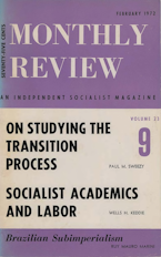Monthly Review Vol. 23 (1971–1972), No. 09 (February 1972)