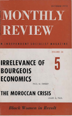 Monthly Review Vol. 24 (1972–1973), No. 05 (October 1972) Monthly Review Vol. 24 (1972–1973), No. 05 (October 1972)