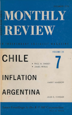Monthly Review Vol. 25 (1973–1974), No. 07 (December 1973) Monthly Review Vol. 25 (1973–1974), No. 07 (December 1973)