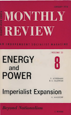 Monthly Review Vol. 25 (1973–1974), No. 08 (January 1974) Monthly Review Vol. 25 (1973–1974), No. 08 (January 1974)