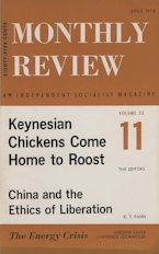 Monthly Review Vol. 25 (1973–1974), No. 11 (April 1974) Monthly Review Vol. 25 (1973–1974), No. 11 (April 1974)