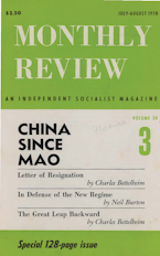 Monthly Review Vol. 30 (1978–1979), No. 03 (July-August 1978) Monthly Review Vol. 30 (1978–1979), No. 03 (July-August 1978)
