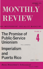 Monthly Review Vol. 30 (1978–1979), No. 04 (September 1978) Monthly Review Vol. 30 (1978–1979), No. 04 (September 1978)