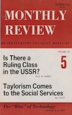 Monthly Review Vol. 30 (1978–1979), No. 05 (October 1978) Monthly Review Vol. 30 (1978–1979), No. 05 (October 1978)