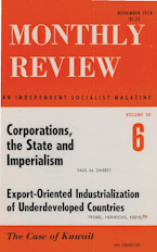 Monthly Review Vol. 30 (1978–1979), No. 06 (November 1978) Monthly Review Vol. 30 (1978–1979), No. 06 (November 1978)