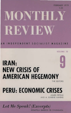Monthly Review Vol. 30 (1978–1979), No. 09 (February 1979) Monthly Review Vol. 30 (1978–1979), No. 09 (February 1979)