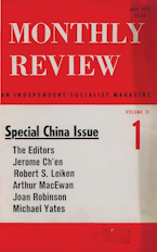 Monthly Review Vol. 31 (1979–1980), No. 01 (May 1979) Monthly Review Vol. 31 (1979–1980), No. 01 (May 1979)