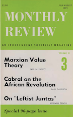 Monthly Review Vol. 31 (1979–1980), No. 03 (July-August 1979) Monthly Review Vol. 31 (1979–1980), No. 03 (July-August 1979)