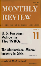 Monthly Review Vol. 31 (1979–1980), No. 11 (April 1980) Monthly Review Vol. 31 (1979–1980), No. 11 (April 1980)